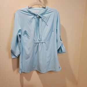 CARVE DESIGNS 3/4 sleeves casual blouse size M